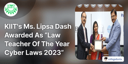 KIIT Assistant Professor Awarded As Law Teacher Of The Year Cyber Laws 2023